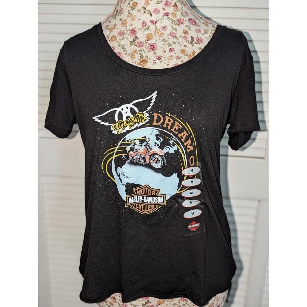 NWT Aerosmith Harley Davidson t-shirt